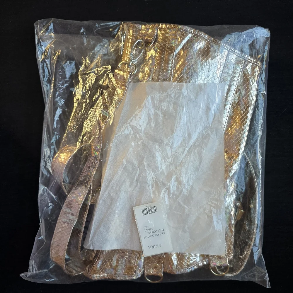 Envision Me In Gold Holographic Corset - Picture 9 of 11